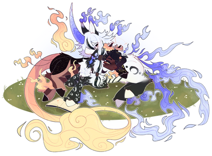 Flat colored Couple